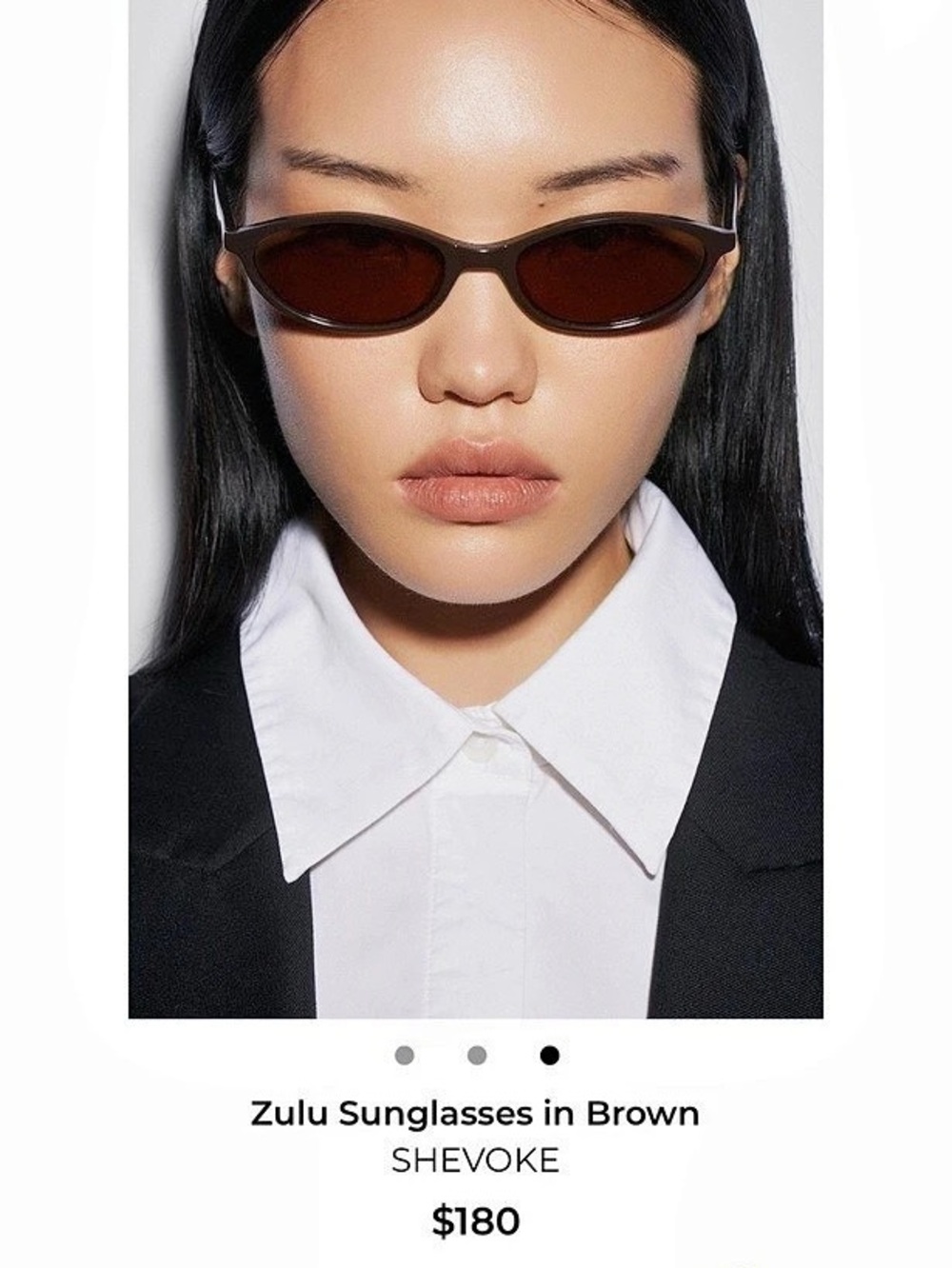Shevoke Zulu Sunglasses in Brown & Black